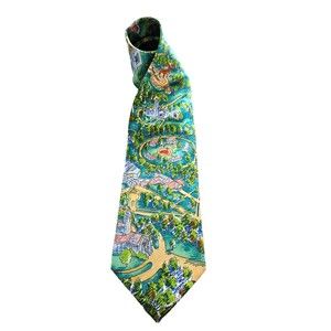 Men's MOOSE INTERNATIONAL MEMBERSHIP Tie With Pastel Colors 100% Silk